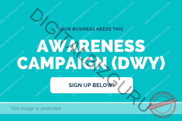 Awareness campaign ad setup-DWY
