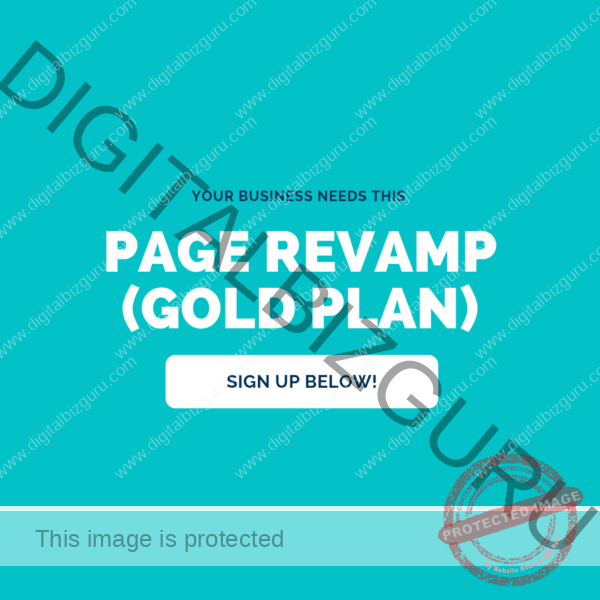 Page Revamp (gold plan)
