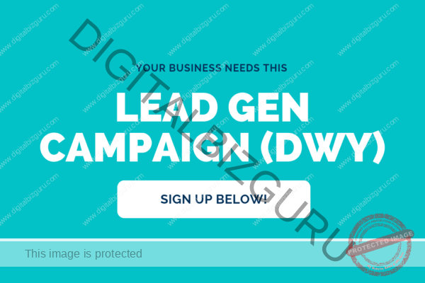 lead generation campaign ad setup-DWY